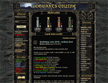 Tablet Screenshot of hogwarts.cz